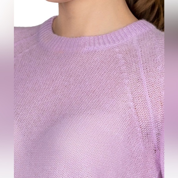 PRICE DROP! Autumn cashmere Lightweight Blouson Sleeve Raglan Crew Size L✨NWT✨ - Picture 4 of 11